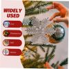 24pcs Small Shatterproof Christmas Ball 4cm Ornaments in Pastel Colors